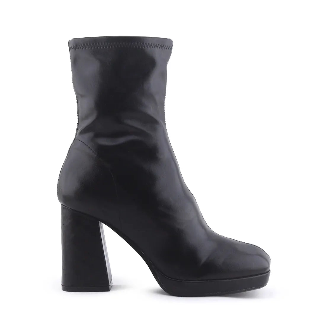 Bershka Zipper Ankle Boot | 100% Authentic Leather