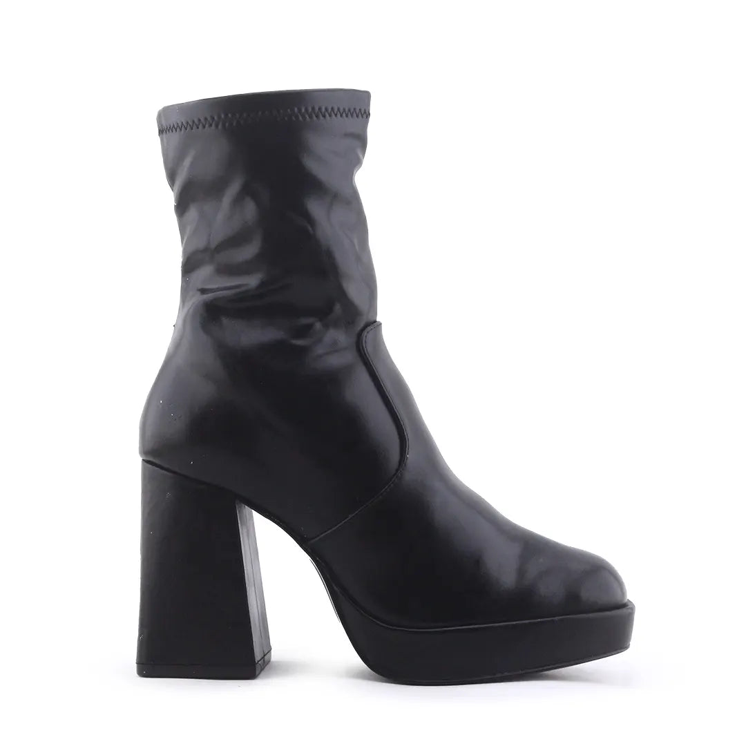 Pull & Bear Zipper Ankle Boot | 100% Authentic Leather