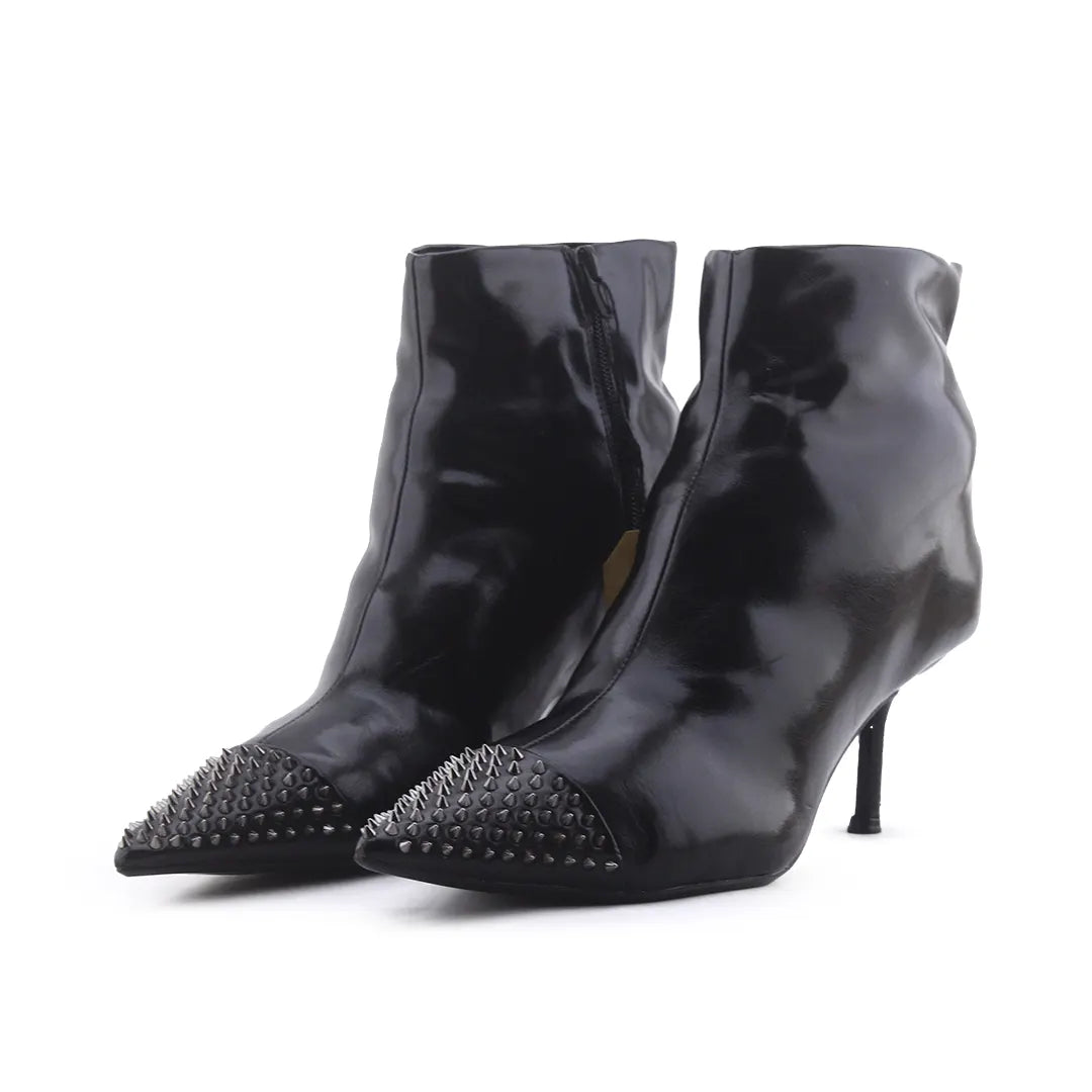 Zara Zipper Ankle Boot | 100% Authentic Leather