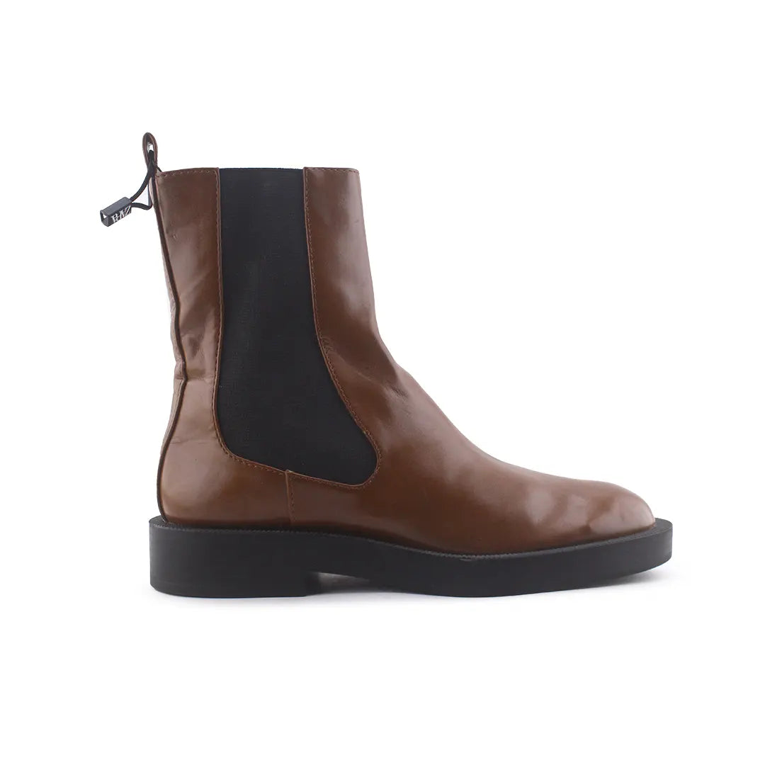 Zara Stretchable Chelsea Ankle Boots (100% Authentic Leather)