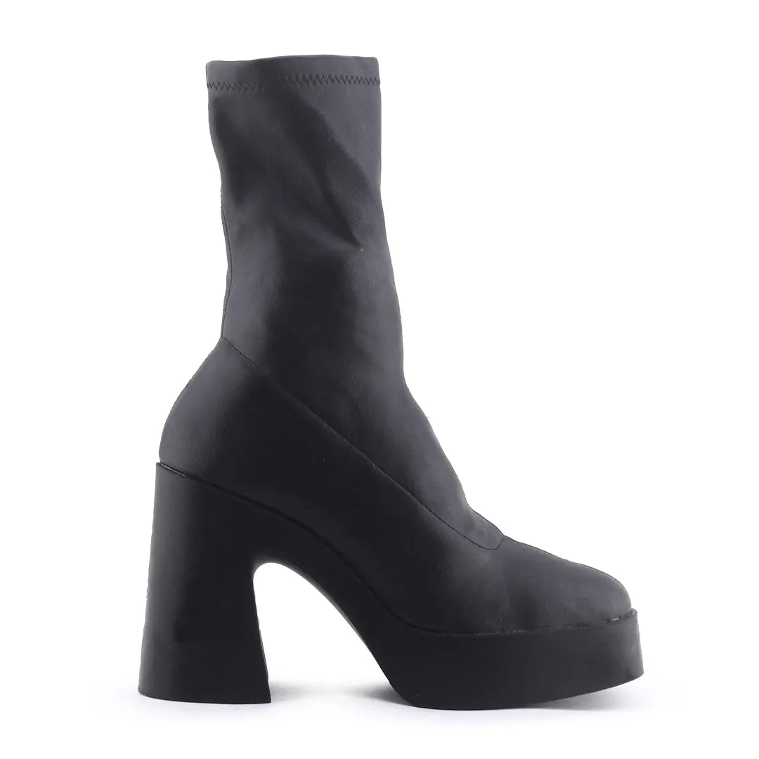 Stradivarius Zipper Ankle Boot | 100% Authentic Leather