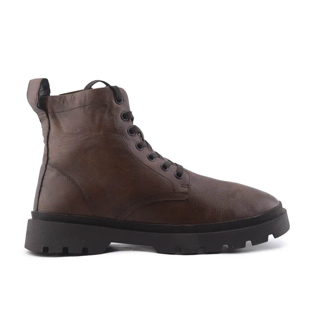 Zara Lace Up Ankle Boot | 100% Authentic Leather