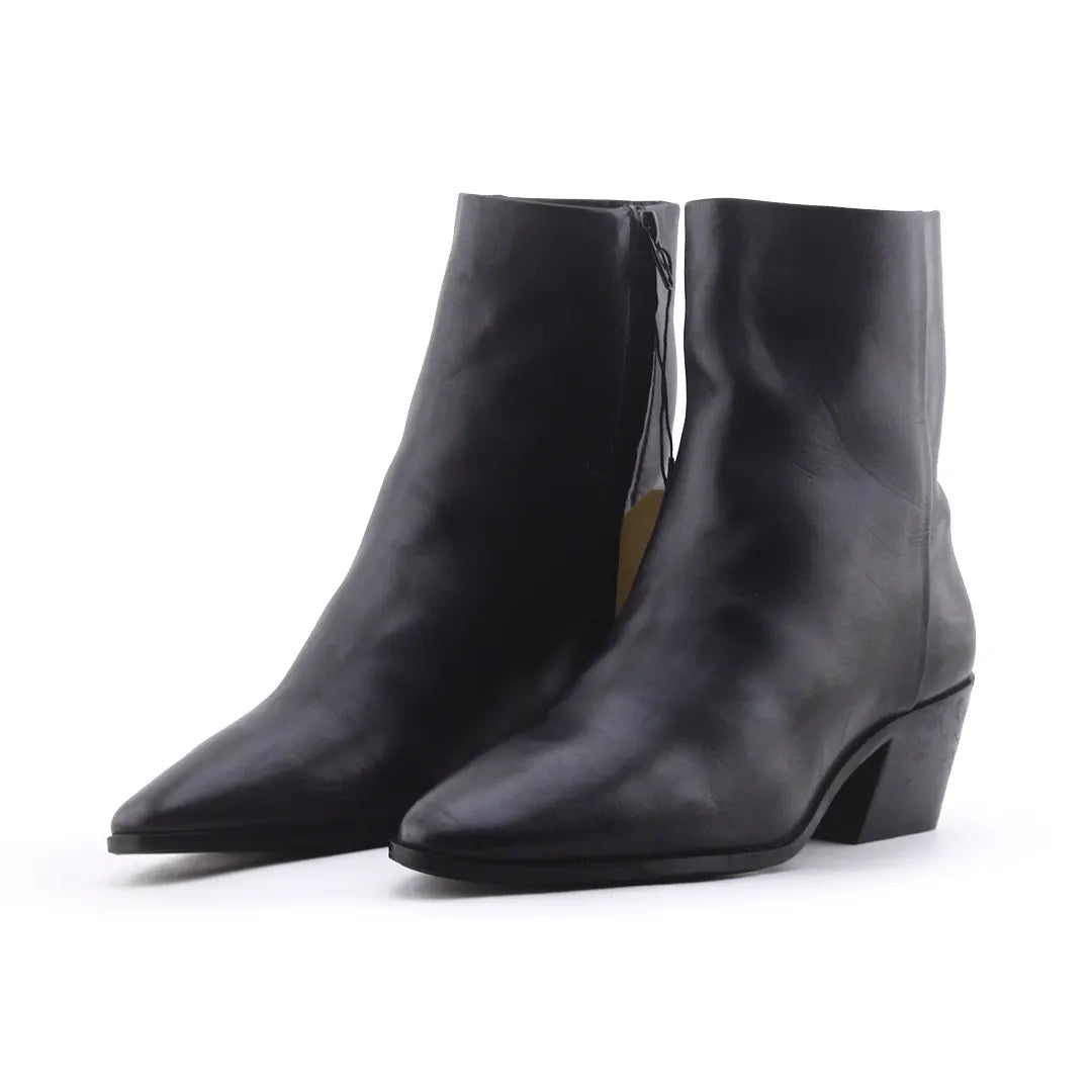 Zara Zipper Ankle Boot | 100% Authentic Leather