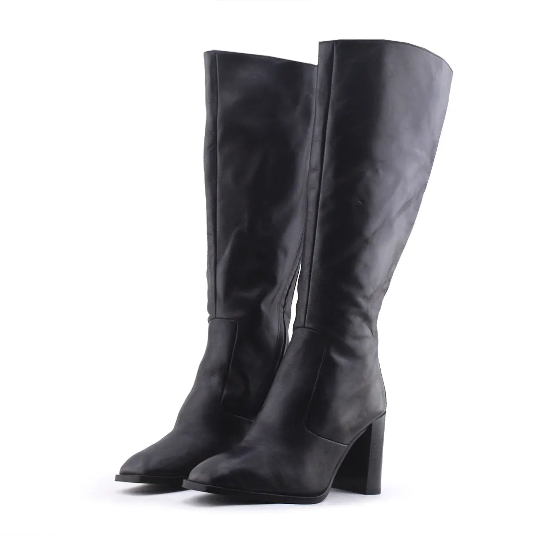 Zara Zipper Knee High Boot | 100% Authentic Leather