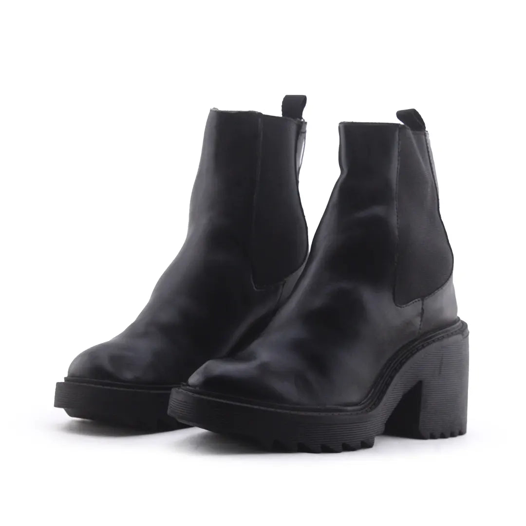 Stradivarius Stretchable Ankle Boot | 100% Authentic Leather
