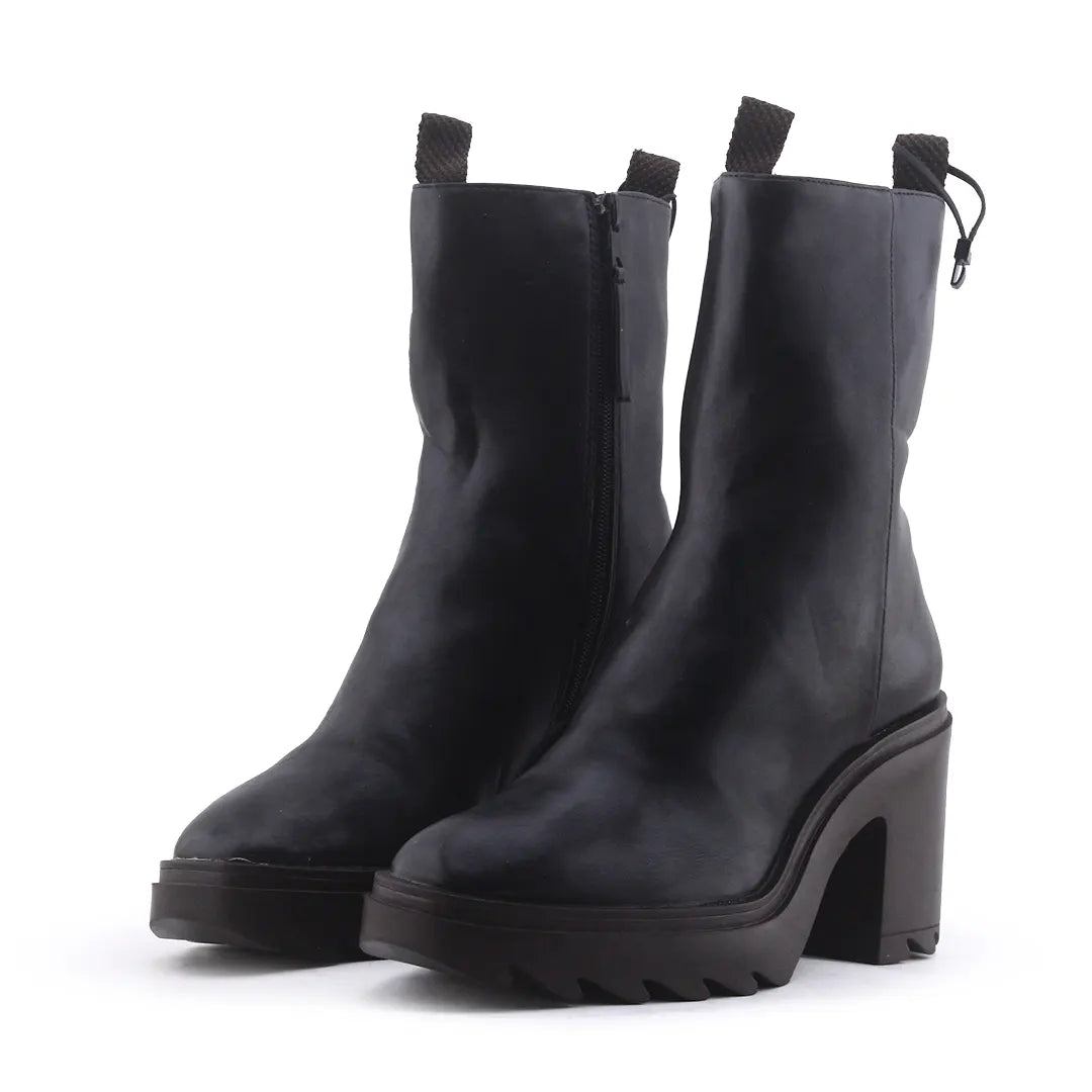 Zara Zipper Ankle Boot | 100% Authentic Leather