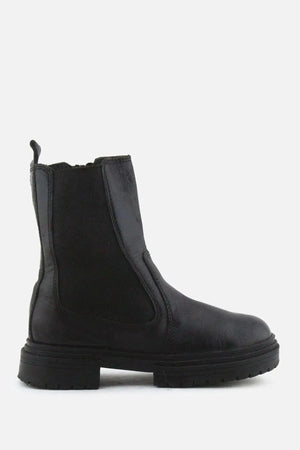 Zara Zipper Stretchable Chelsea Ankle Boots | 100% Authentic Leather - sundaybazar