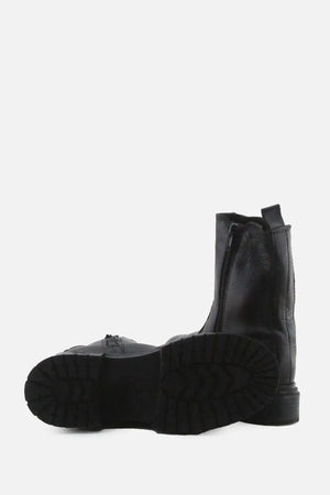 Zara Zipper Stretchable Chelsea Ankle Boots | 100% Authentic Leather - sundaybazar