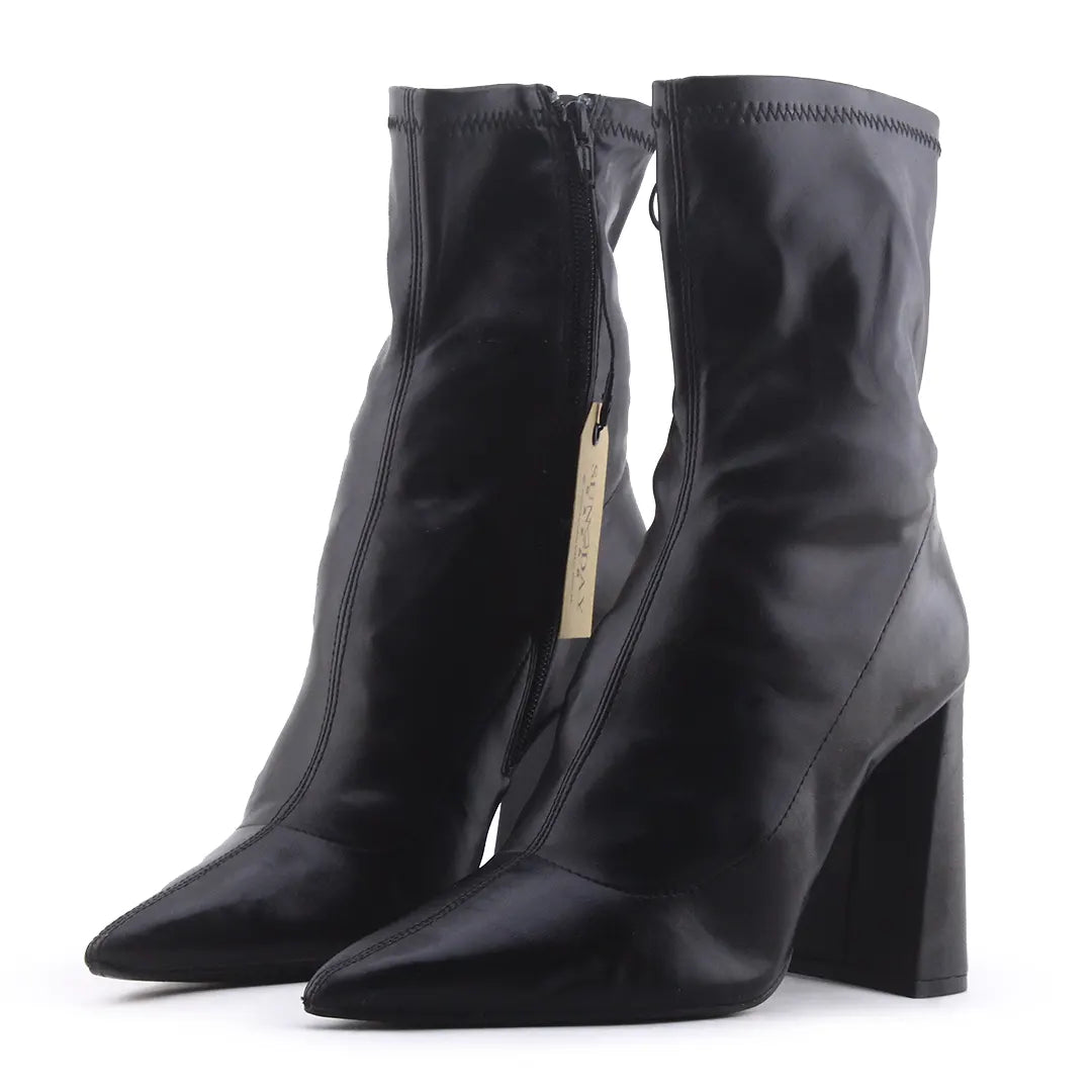 Zara Zipper Ankle Boot | 100% Authentic Leather