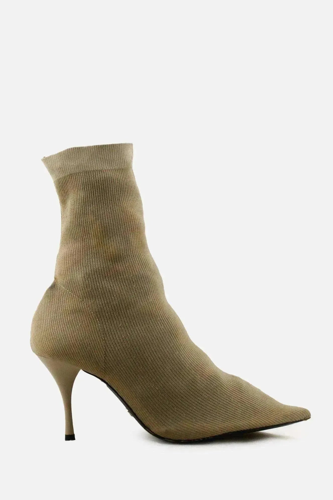 Zara Stilettos Heels Sock Boots | Textile - sundaybazar