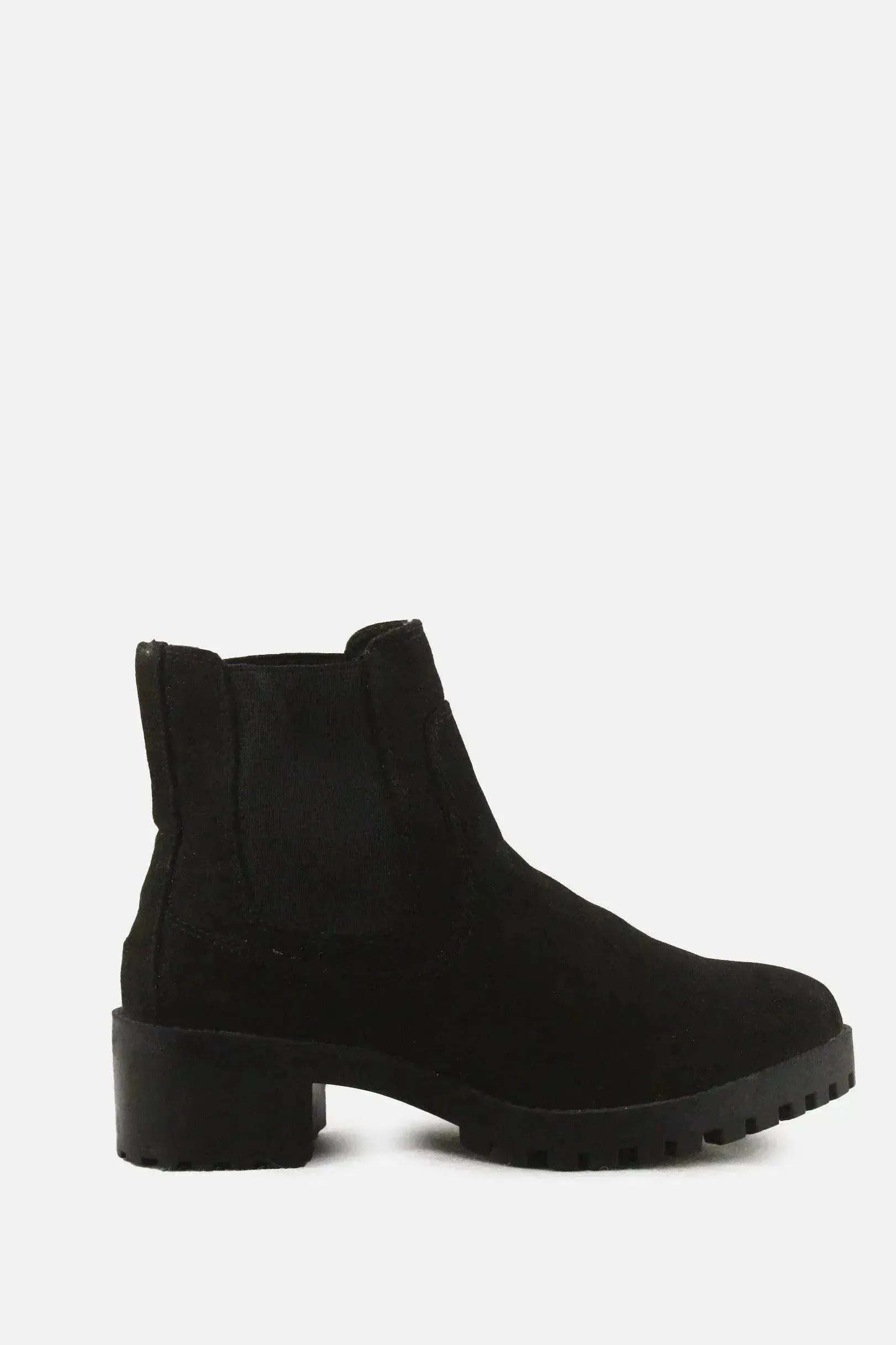 Lefties Stretchable Chelsea Ankle Boots | Suede - sundaybazar