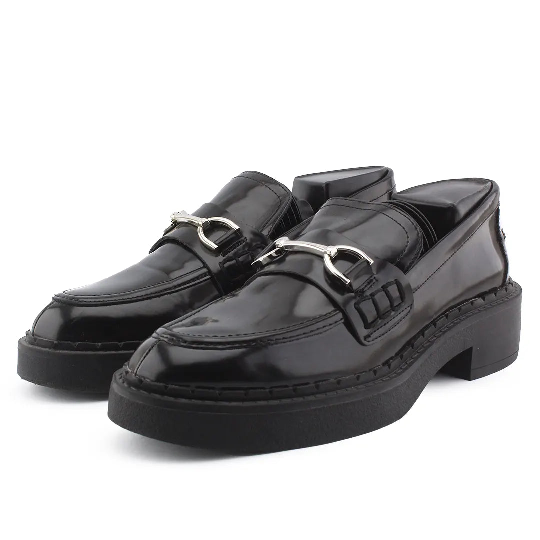 Zara Penny Strap Loafers
