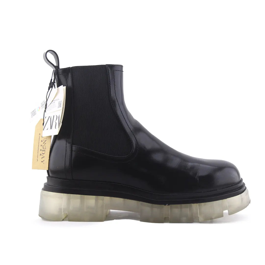 Zara Stretchable Ankle Boot | 100% Authentic Leather