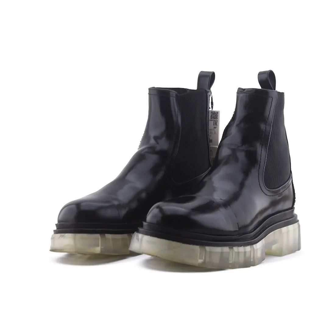 Zara Stretchable Ankle Boot | 100% Authentic Leather