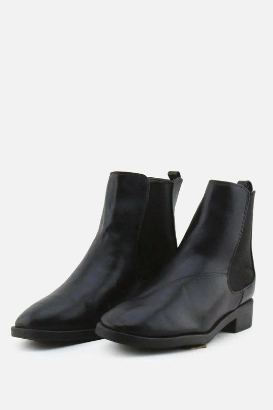 Lefties Stretchable Chelsea Ankle Boots | 100% Authentic Leather - sundaybazar