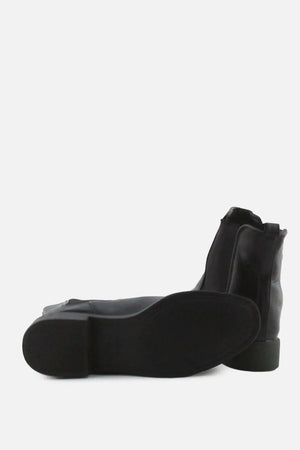 Lefties Stretchable Chelsea Ankle Boots | 100% Authentic Leather - sundaybazar