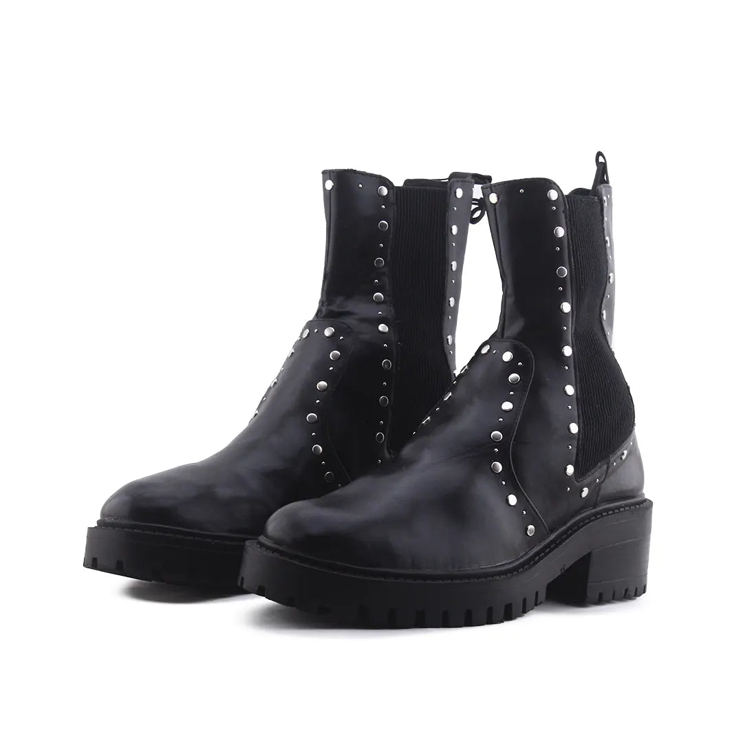 Zara Stretchable Ankle Boot | 100% Authentic Leather