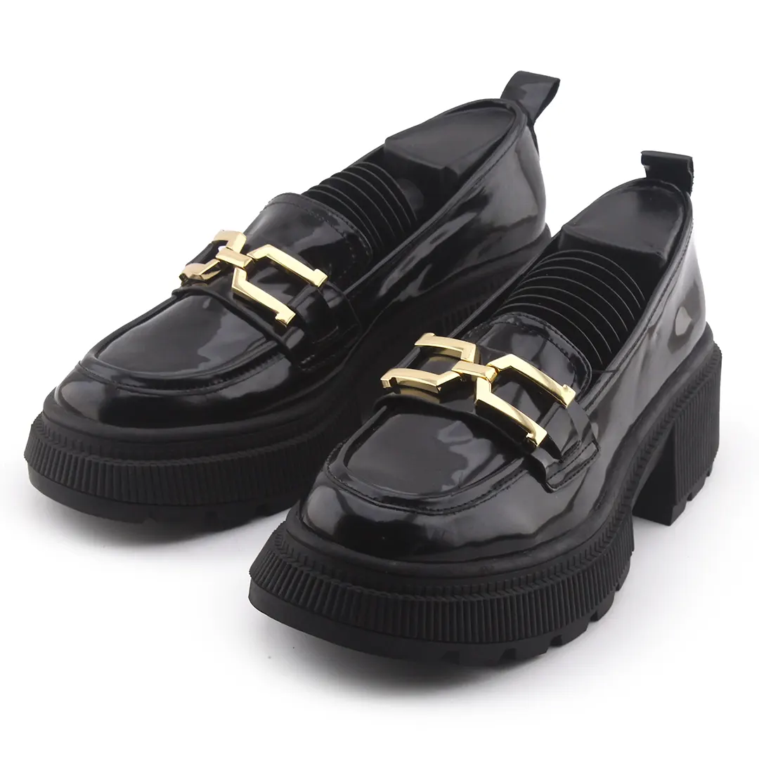 Stradivarius Penny Strap Platform Loafer