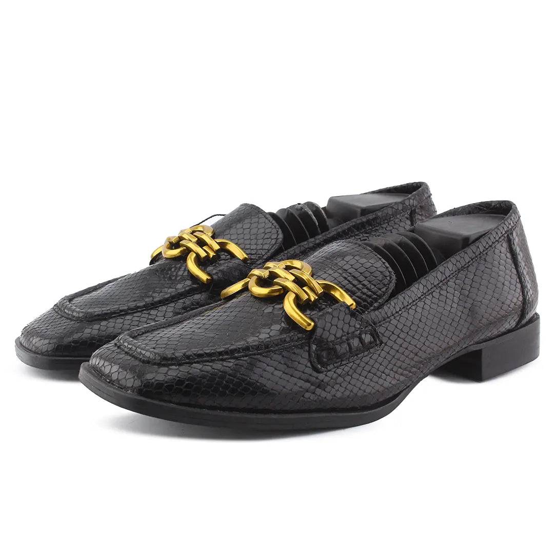 Zara Penny Strap Loafers
