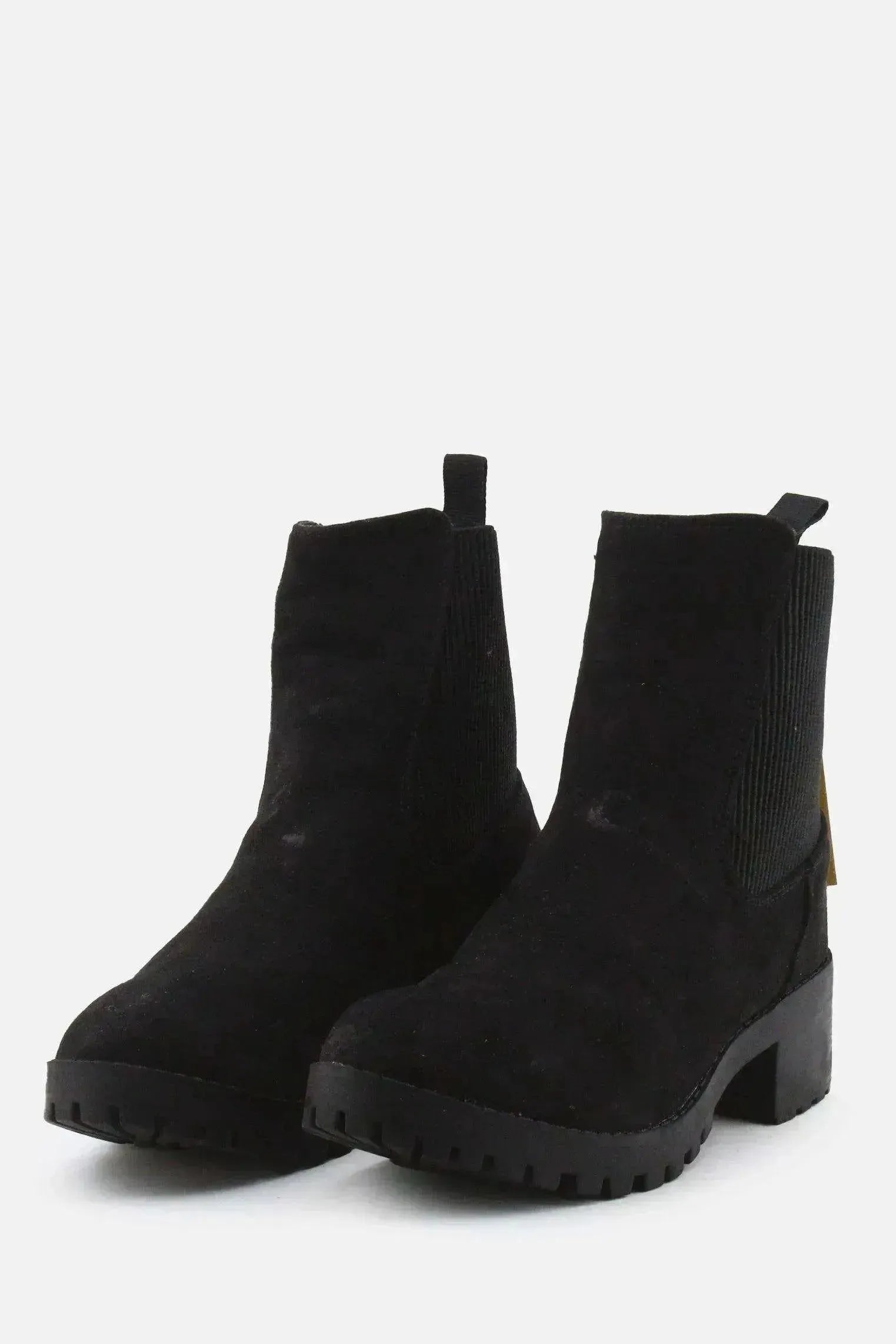 Lefties Stretchable Chelsea Ankle Boots | Suede - sundaybazar