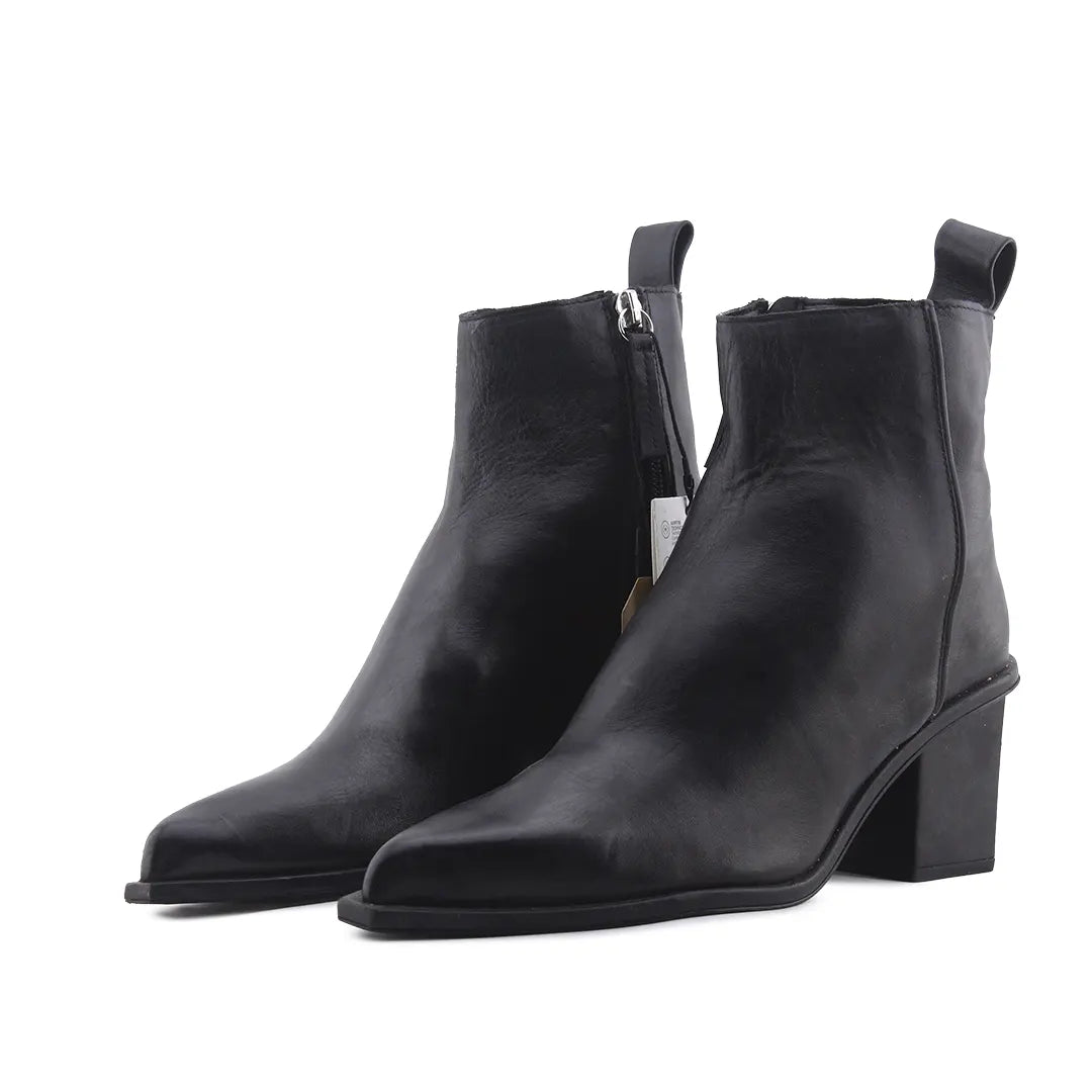 Zara Zipper Ankle Boot | 100% Authentic Leather