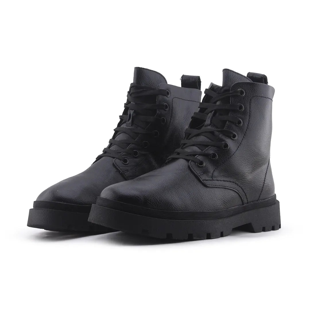 Zara Lace Up Ankle Boot | 100% Authentic Leather