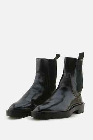 Zara Stretchable Block Ankle Boots | 100% Authentic Leather - sundaybazar