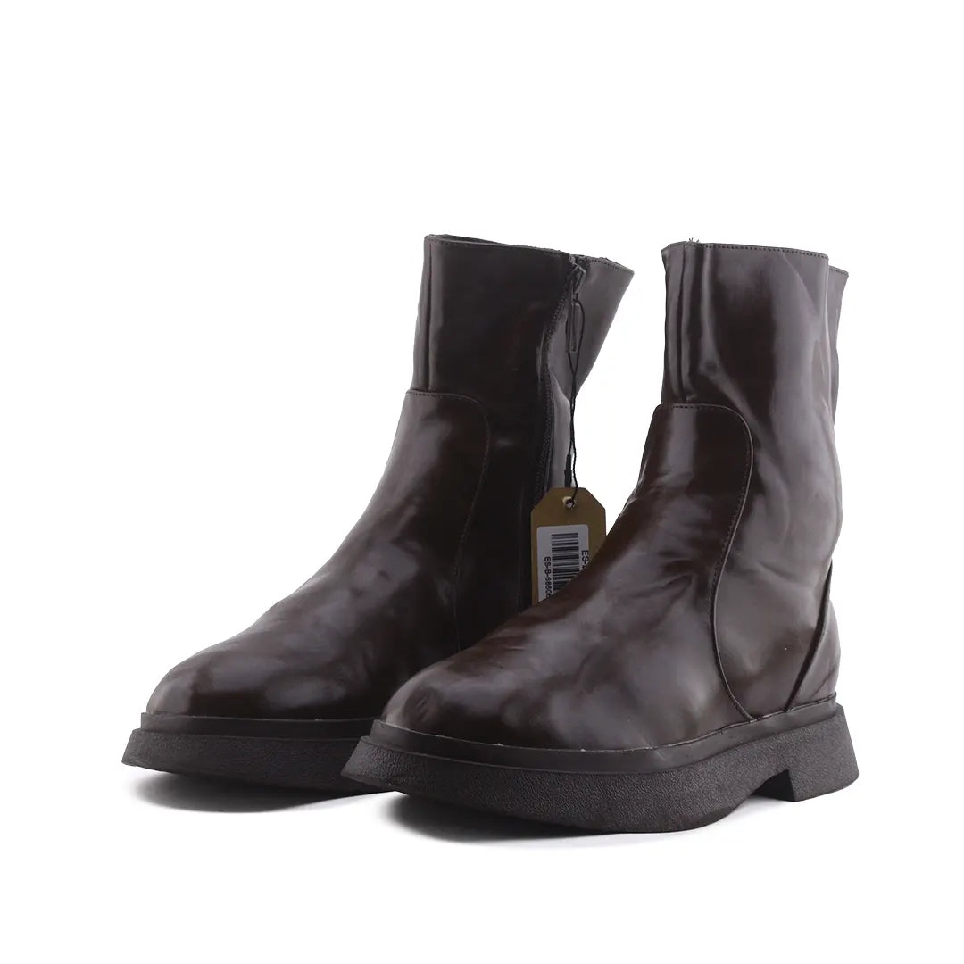 Zara Zipper Ankle Boot | 100% Authentic Leather