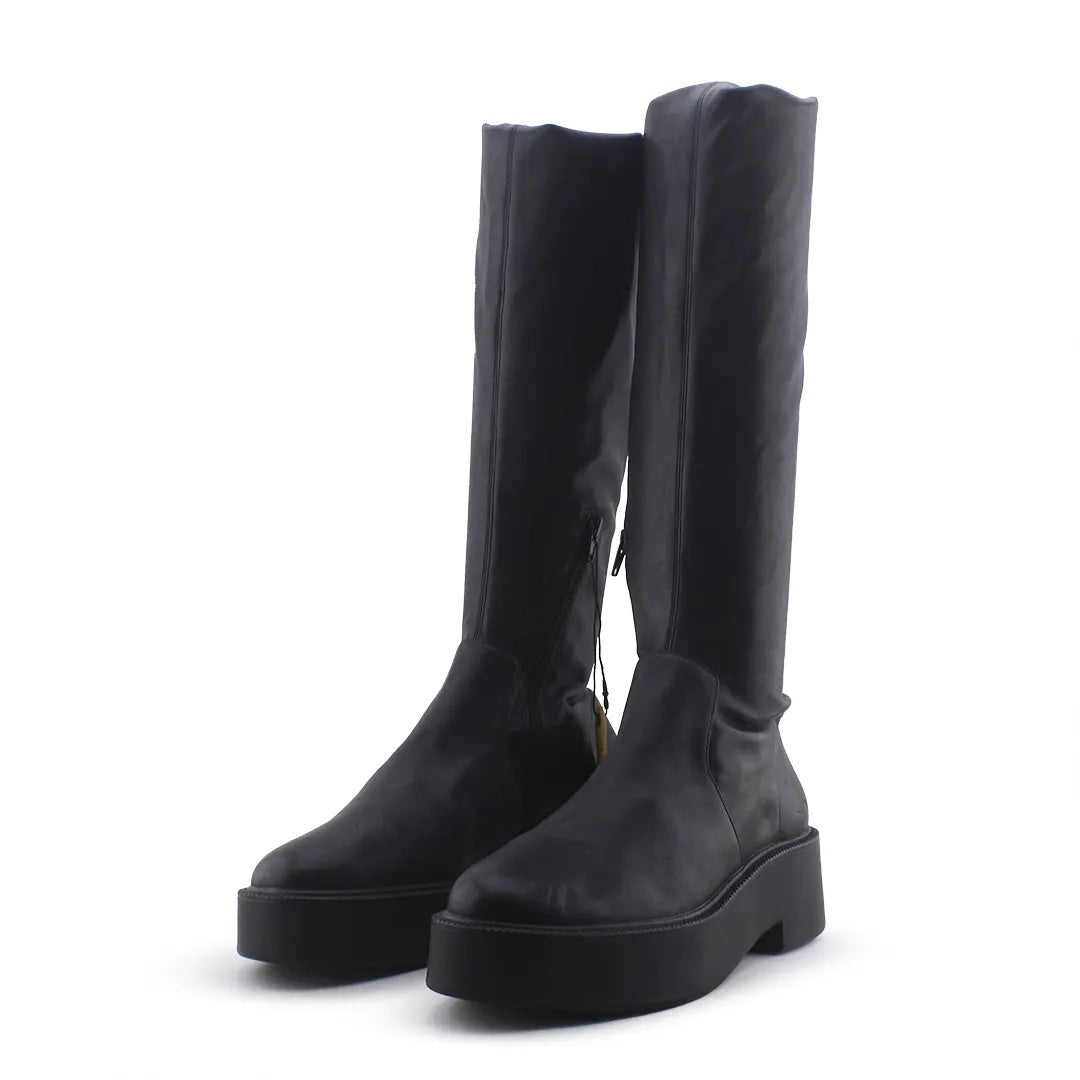 Mango Zipper Over The Knee Boots (100% Authentic Leather)