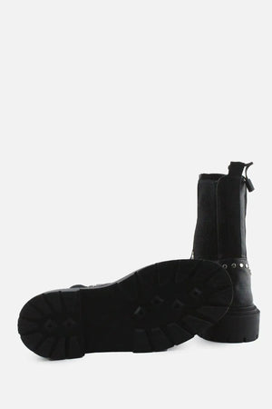 Zara Stretchable Chelsea Ankle Boots | 100% Authentic Leather - sundaybazar