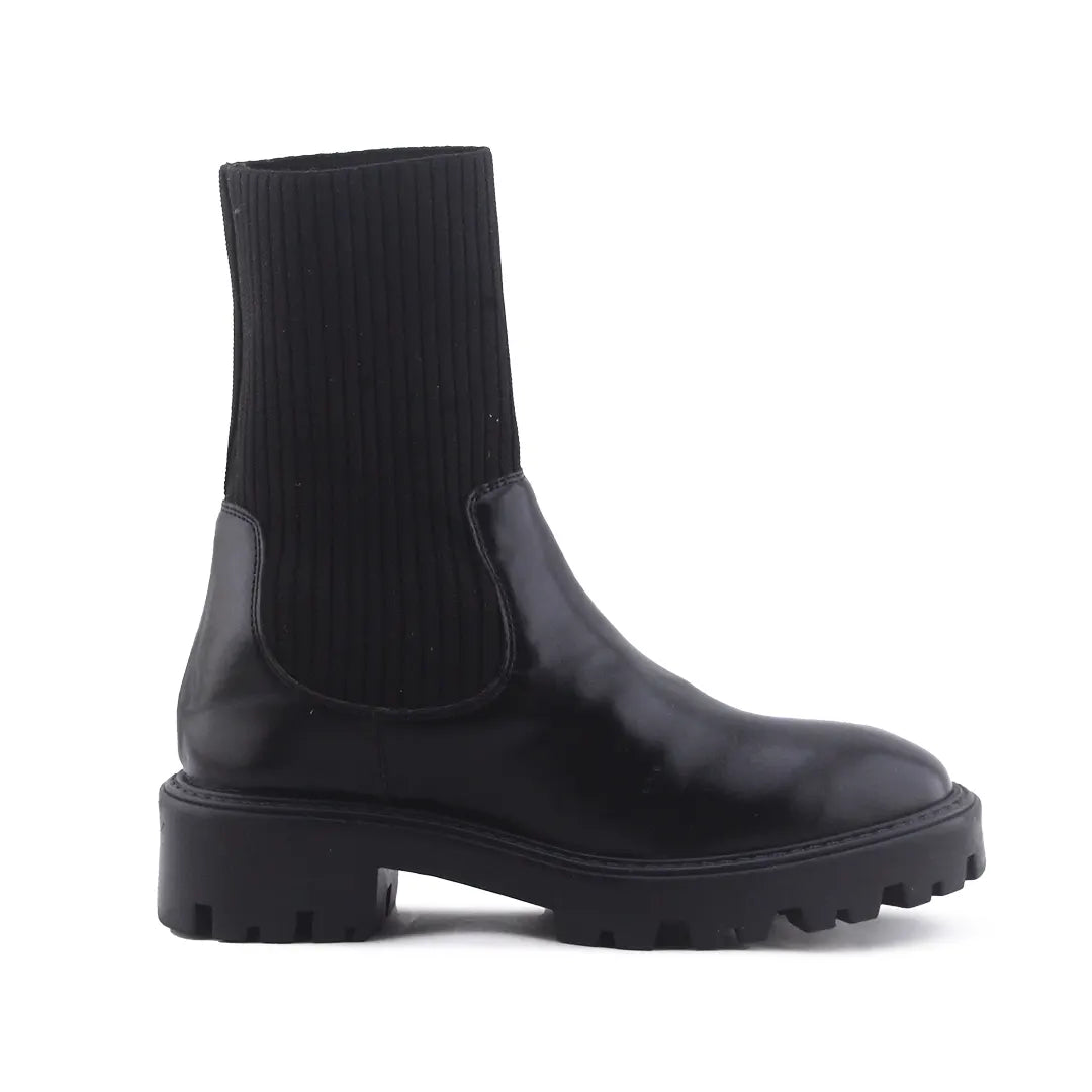 Lefties Stretchable Ankle Boot | 100% Authentic Leather