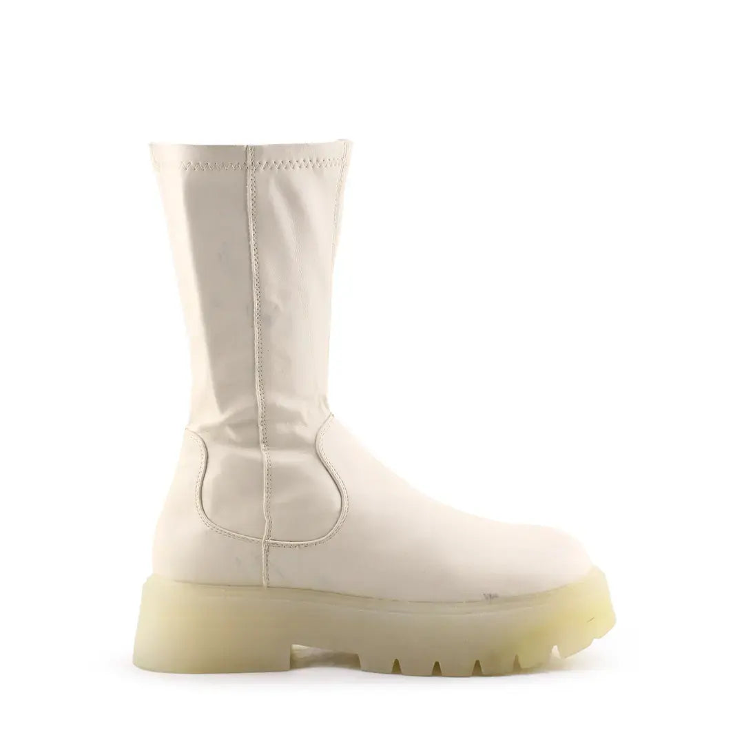 Bershka Combat Ankle Boots (100% Authentic Leather)