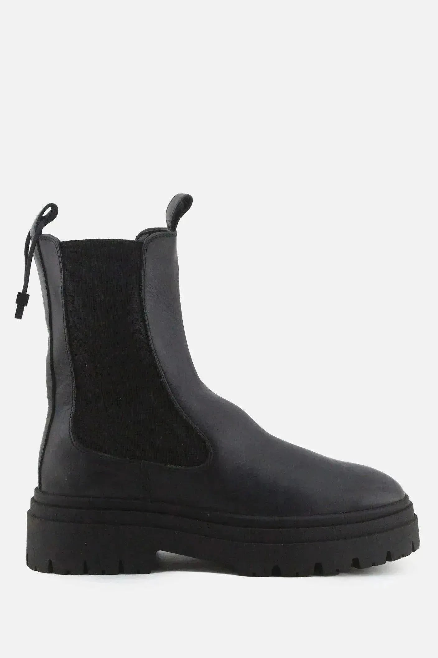 Zara Stretchable Chelsea Ankle Boots | 100% Authentic Leather - sundaybazar