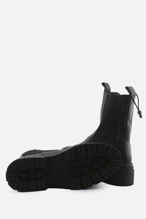 Zara Stretchable Chelsea Ankle Boots | 100% Authentic Leather - sundaybazar