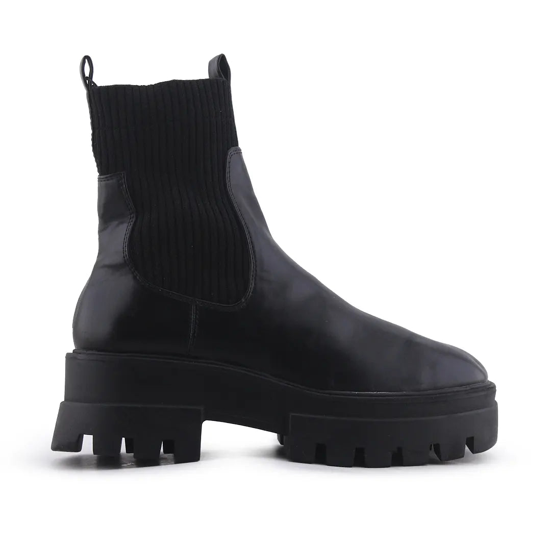 Pull & Bear Stretchable Ankle Boot | 100% Authentic Leather
