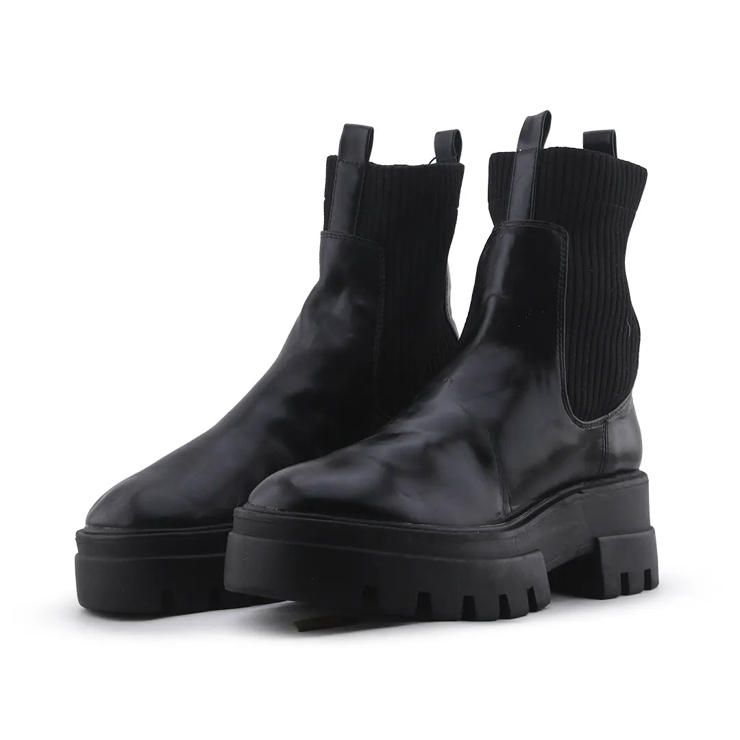 Pull & Bear Stretchable Ankle Boot | 100% Authentic Leather