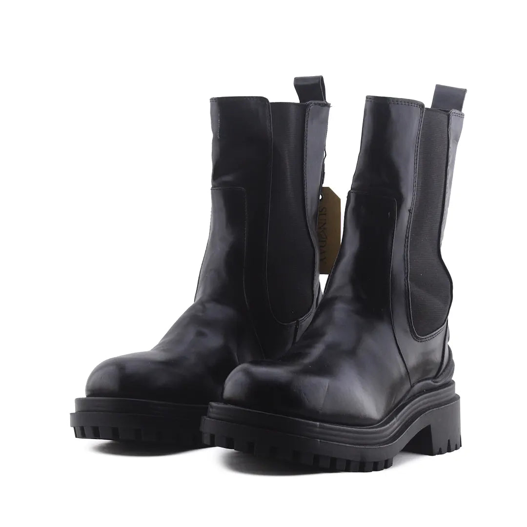 Bershka Stretchable Ankle Boot | 100% Authentic Leather