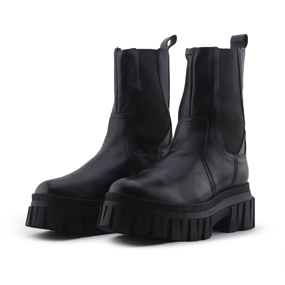 Stradivarius Stretchable Ankle Boot | 100% Authentic Leather