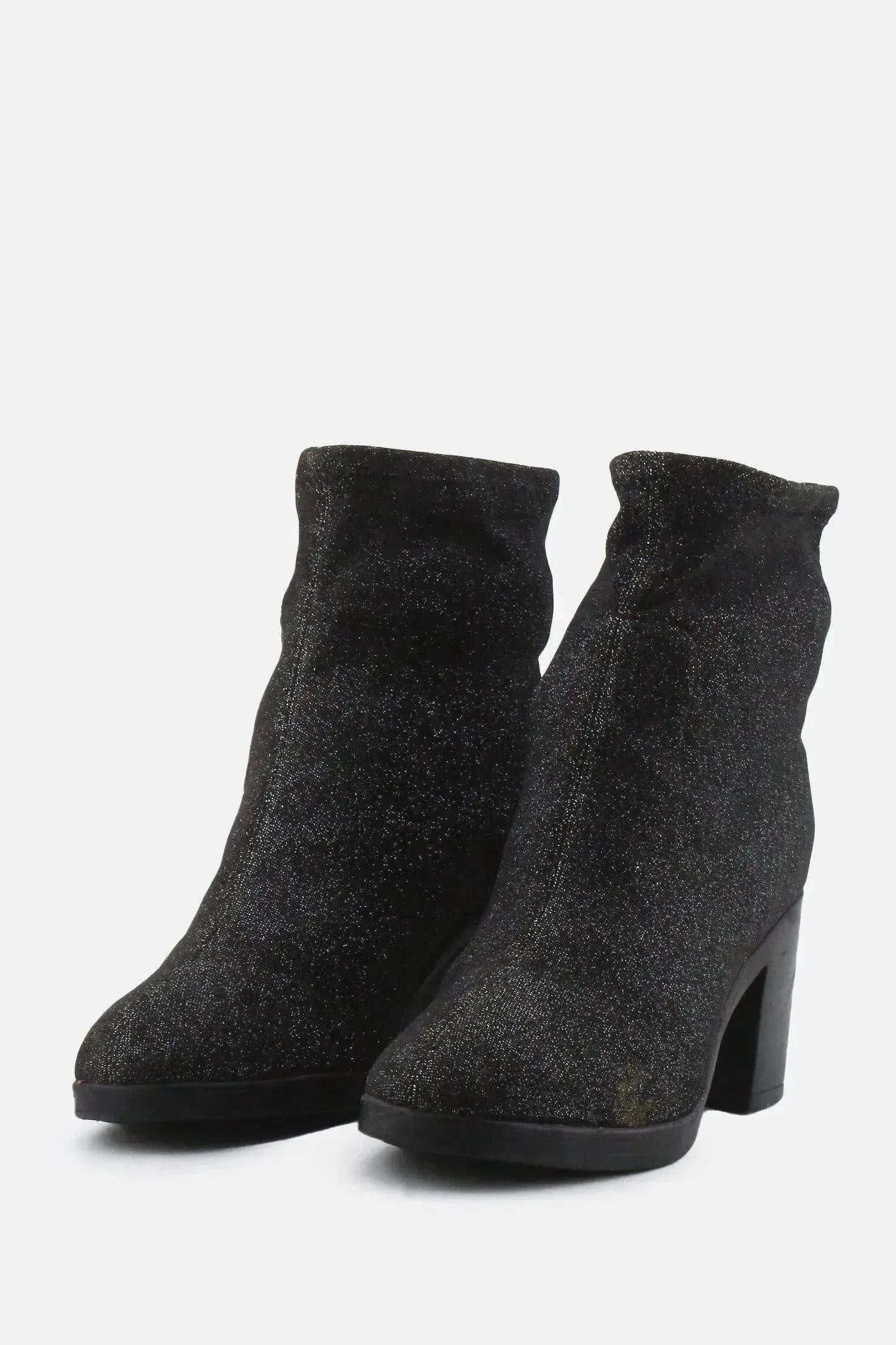 Primark Block Ankle Boots | Textile - sundaybazar