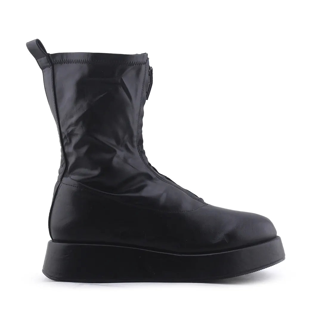 Bershka Zipper Ankle Boot | 100% Authentic Leather