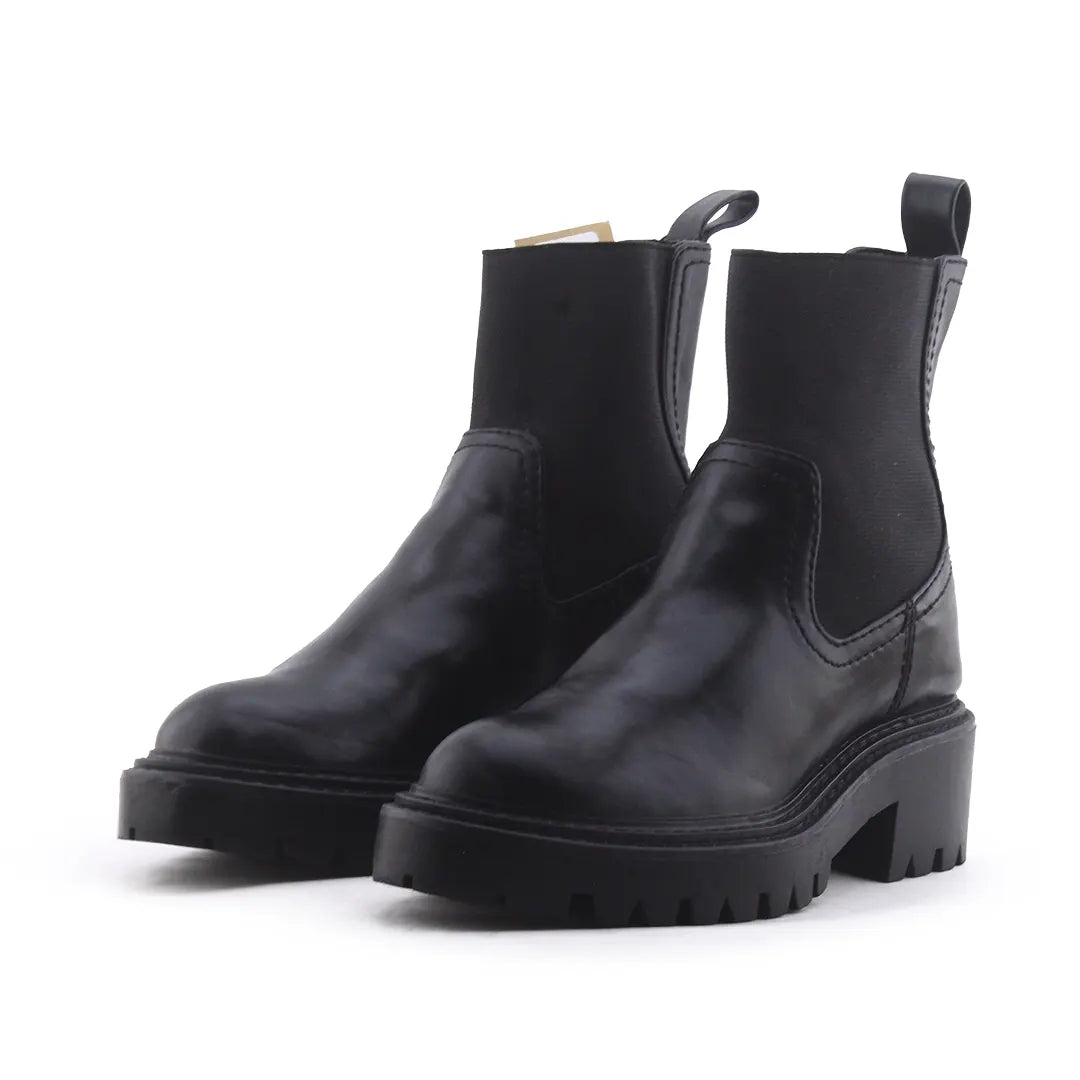 Stradivarius Stretchable Ankle Boot | 100% Authentic Leather