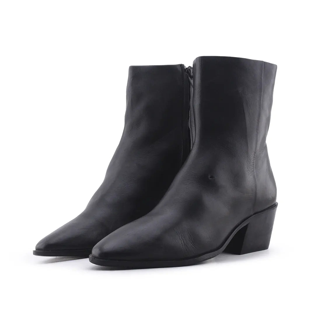 Zara Zipper Ankle Boot | 100% Authentic Leather