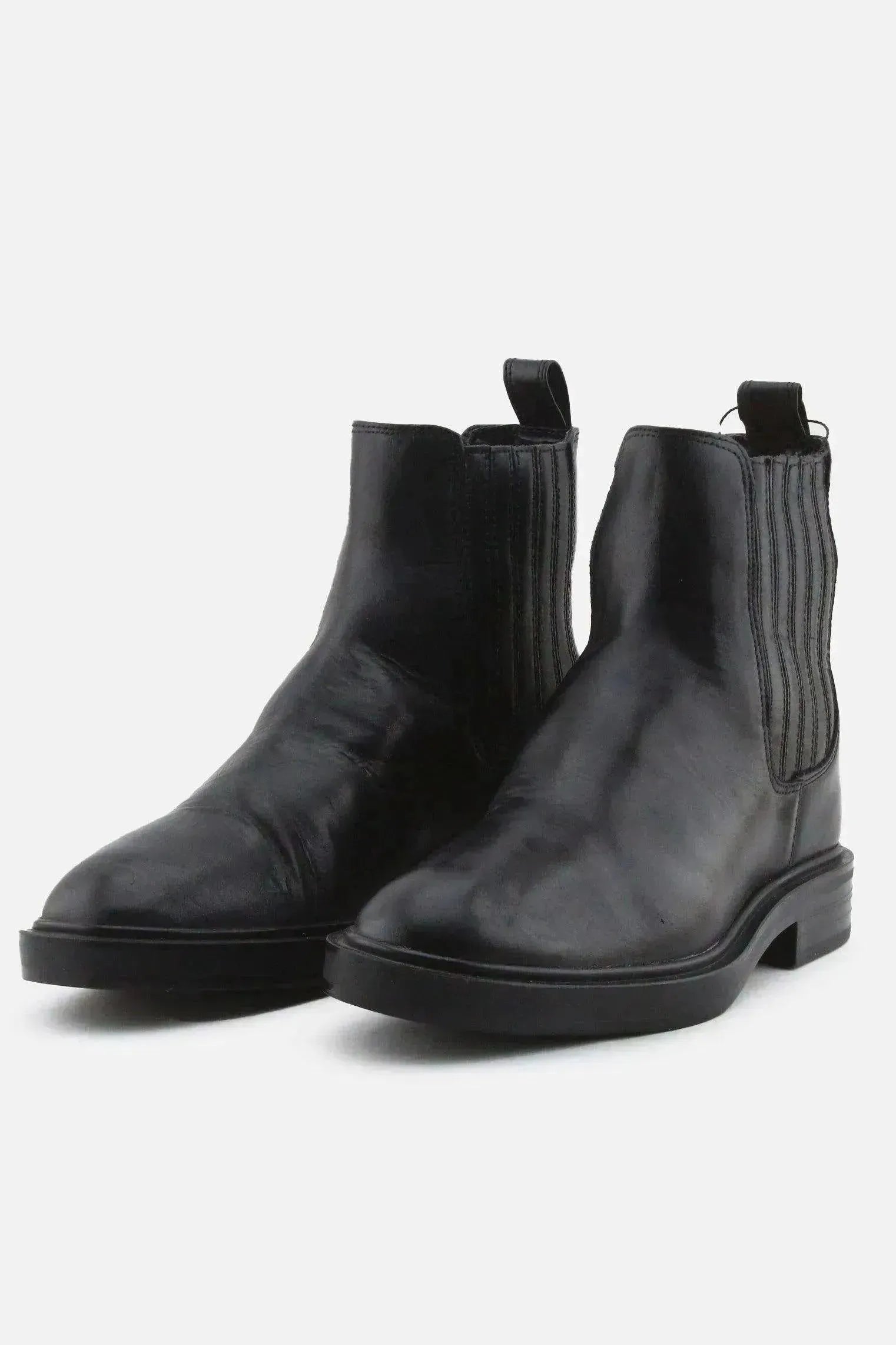 Zara Stretchable Chelsea Ankle Boots | 100% Authentic Leather - sundaybazar