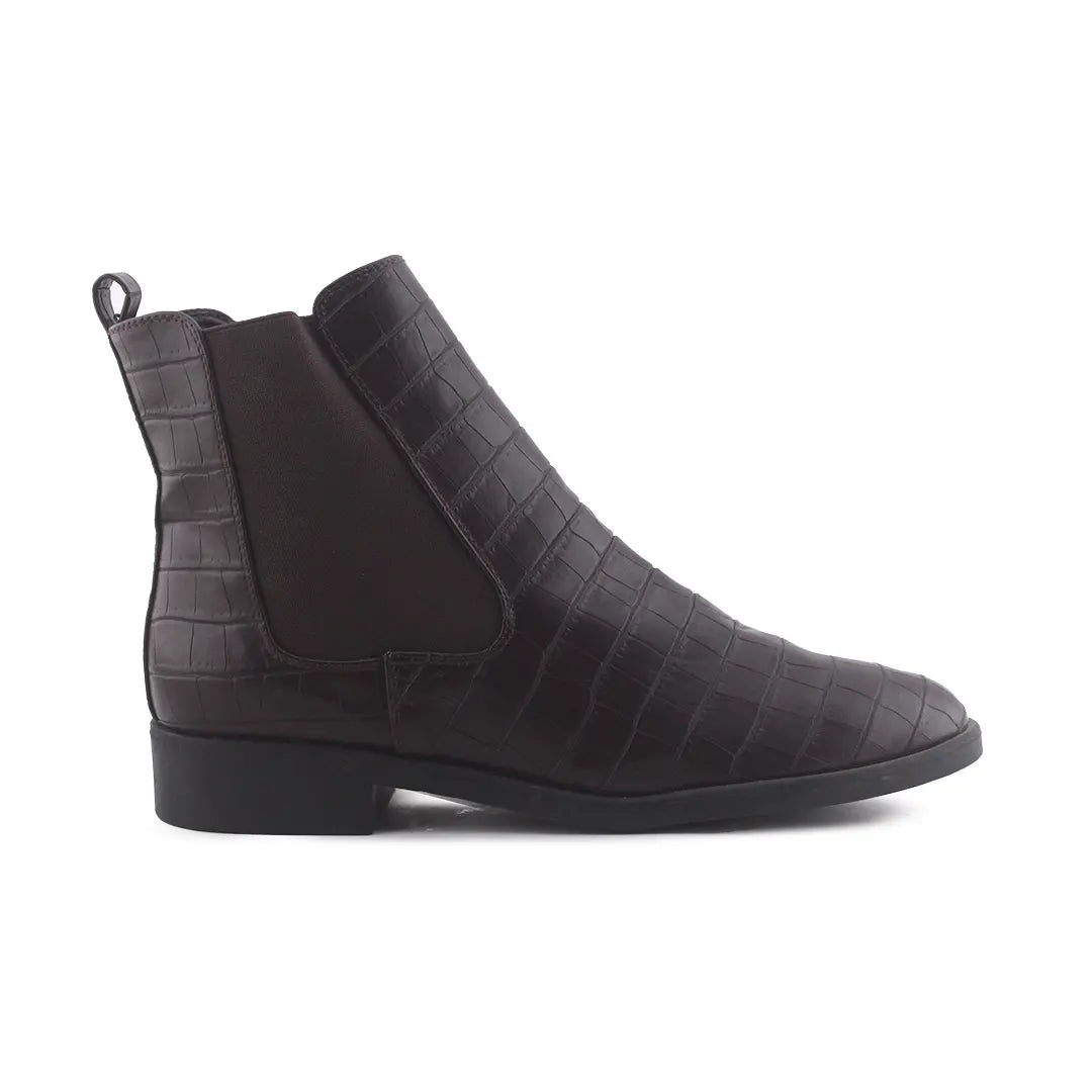 Lefties Stretchable Chelsea Ankle Boots (100% Authentic Leather)
