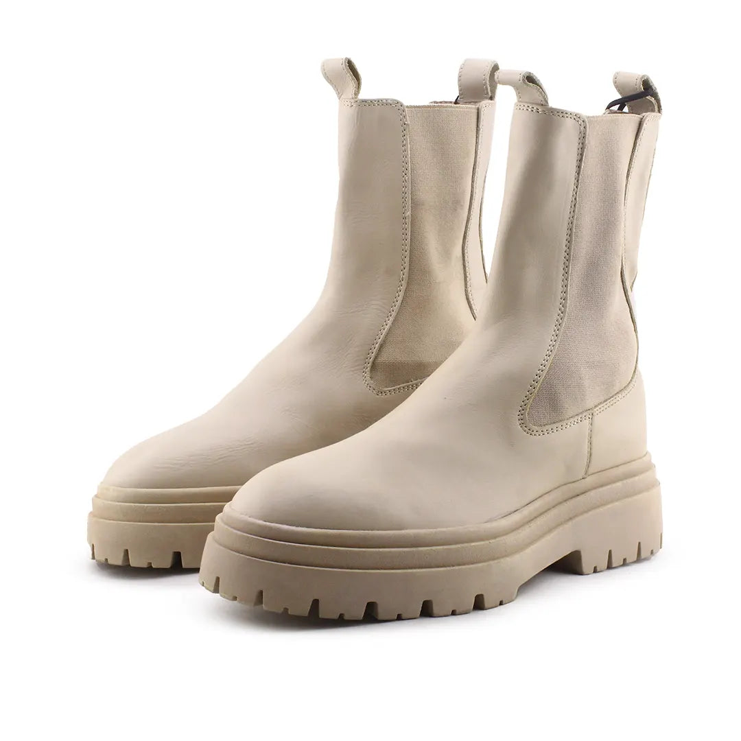 Zara Stretchable Chelsea Ankle Boots (100% Authentic Leather)