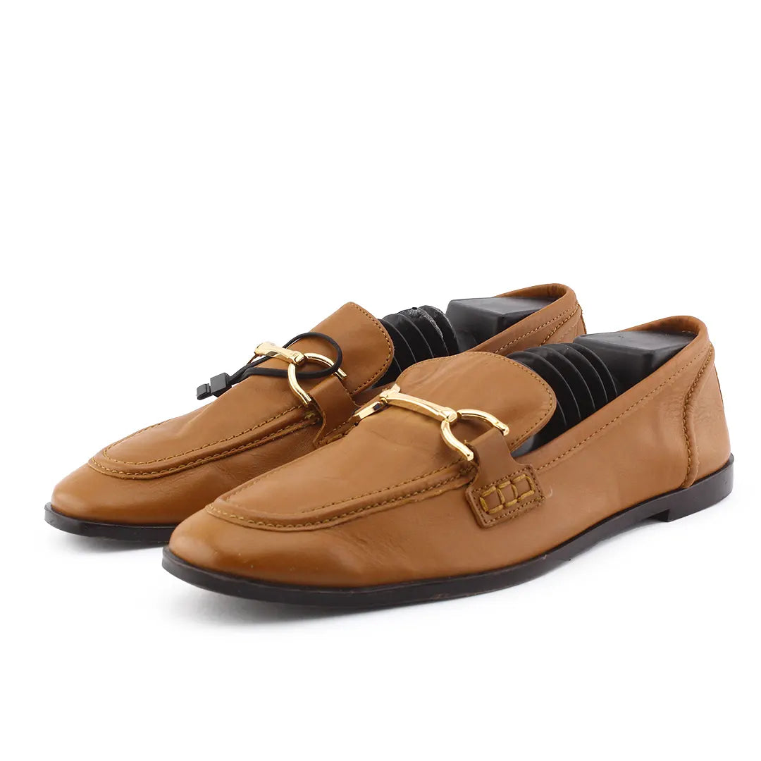 Zara Penny Strap Loafers