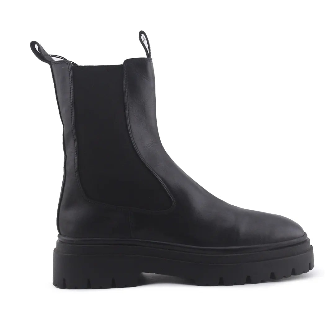 Zara Stretchable Chelsea Ankle Boots (100% Authentic Leather)