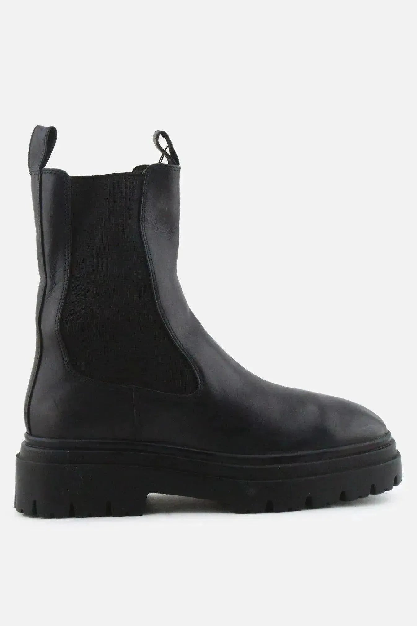 Zara Stretchable Chelsea Ankle Boots | 100% Authentic Leather - sundaybazar