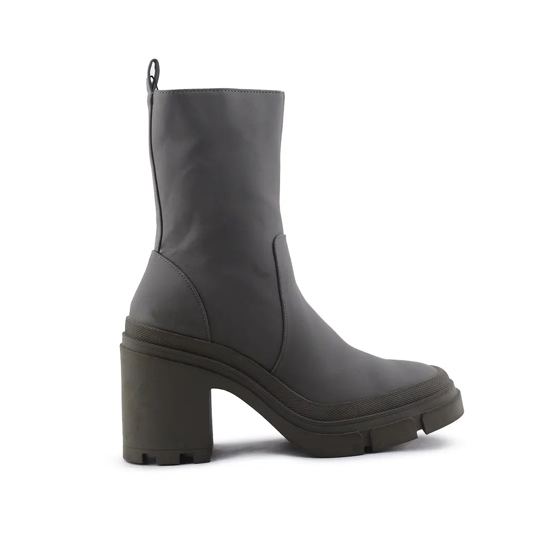 Zara Zipper Stretchable Ankle Boot | 100% Authentic Leather