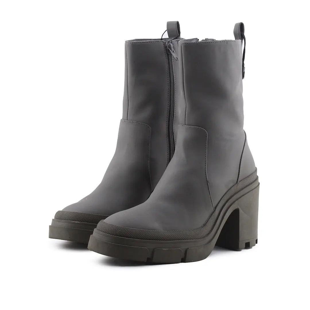 Zara Zipper Stretchable Ankle Boot | 100% Authentic Leather